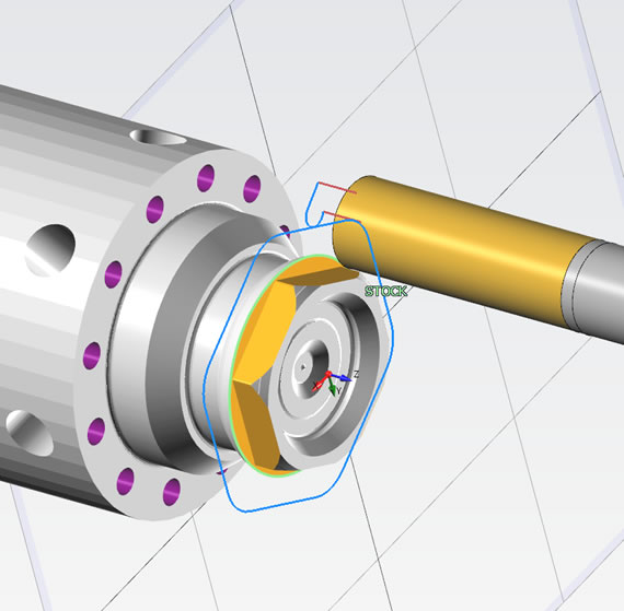 Fräsen mit C-Achse SimplexCAM