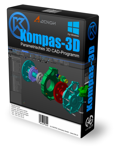 Kompas3D CAD/CAM/FEM/Stahlbau/Metallbau/Piping